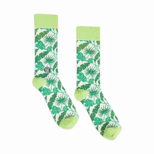 Tropical Leaf Socks