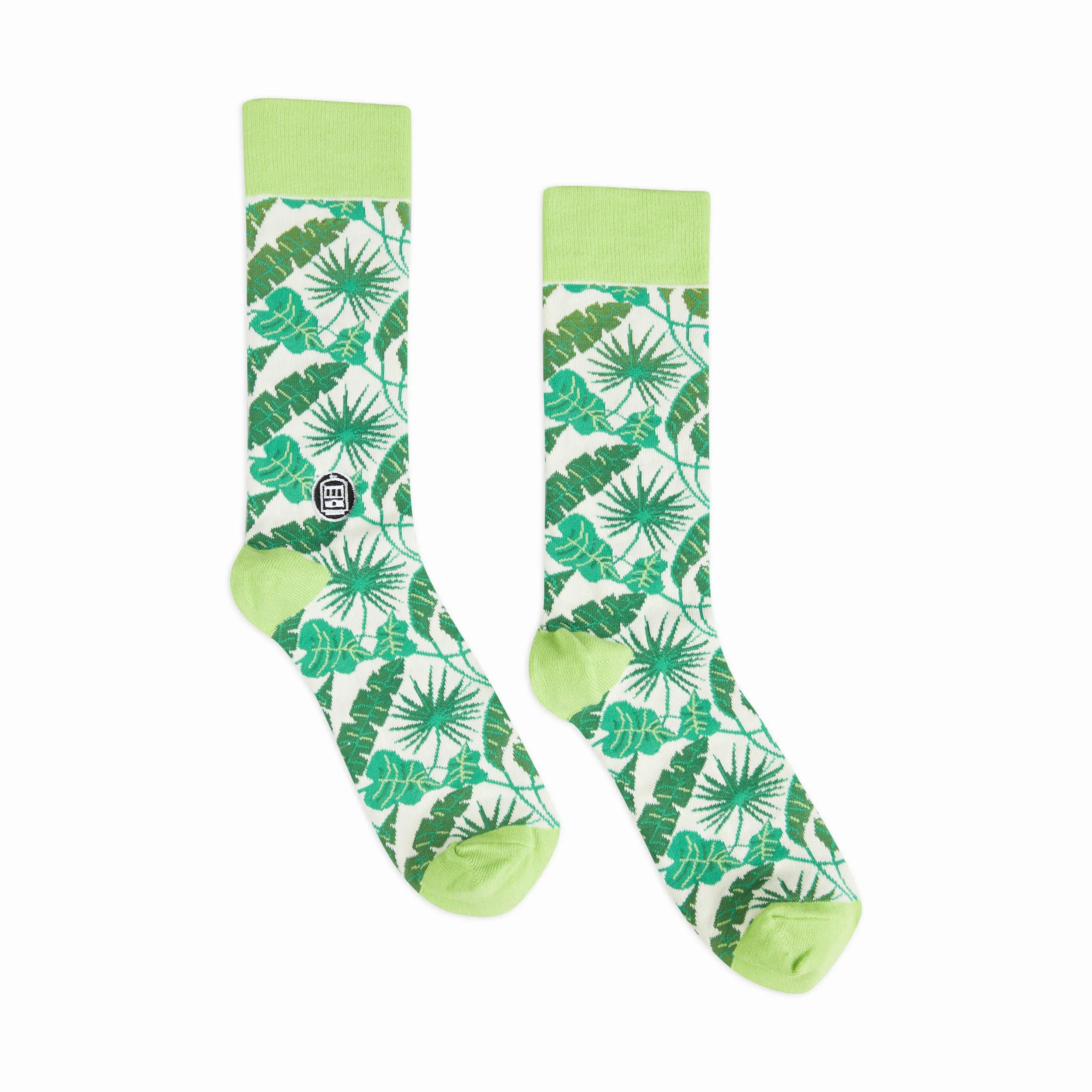 Tropical Leaf Socks