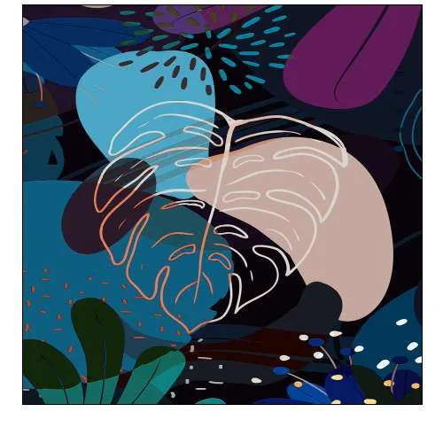 Tropical Leaves 29B