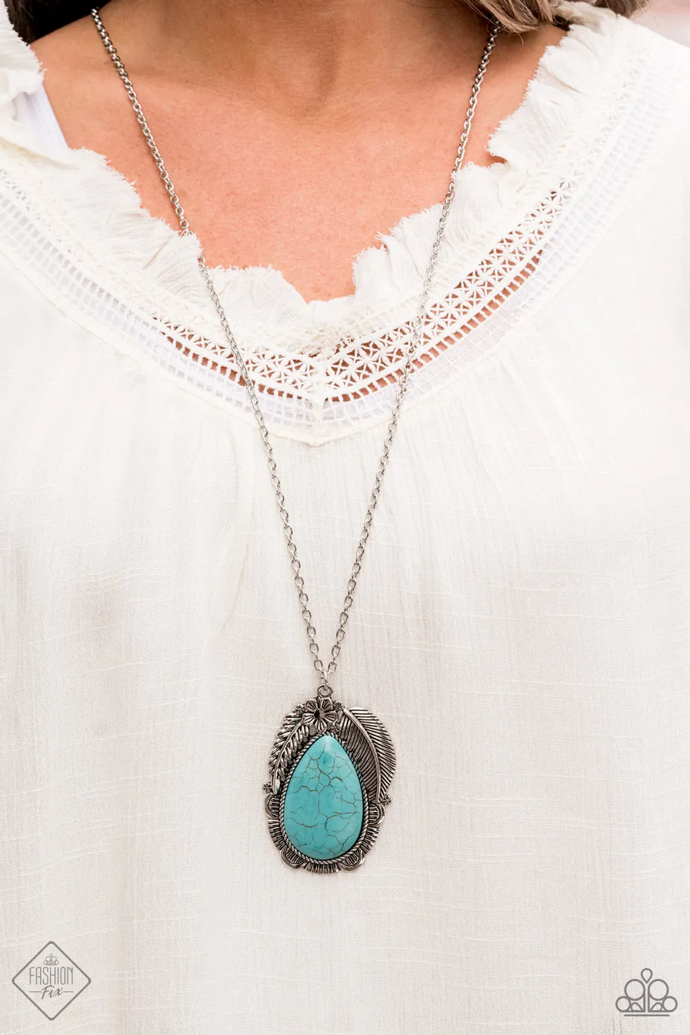 Tropical Mirage - Blue Necklace