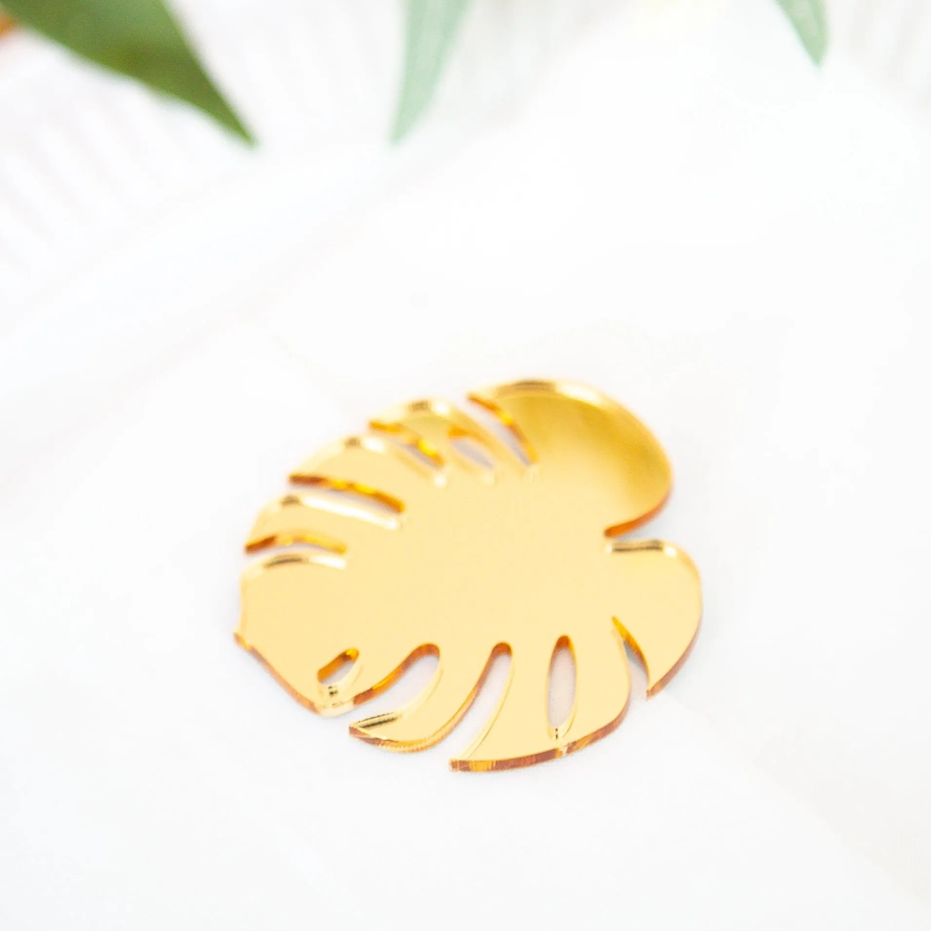 Tropical Monstera Place Card