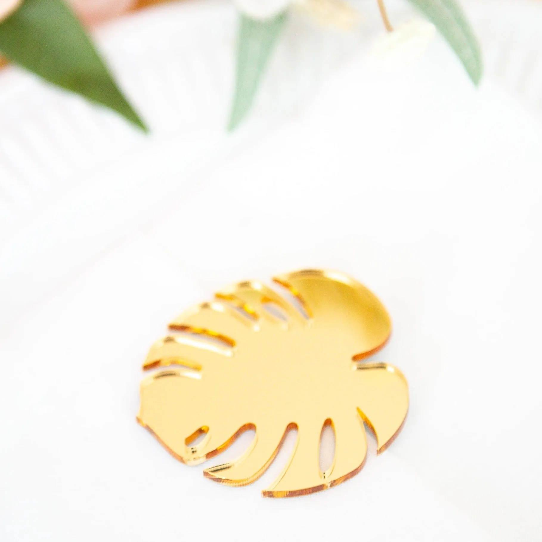 Tropical Monstera Place Card