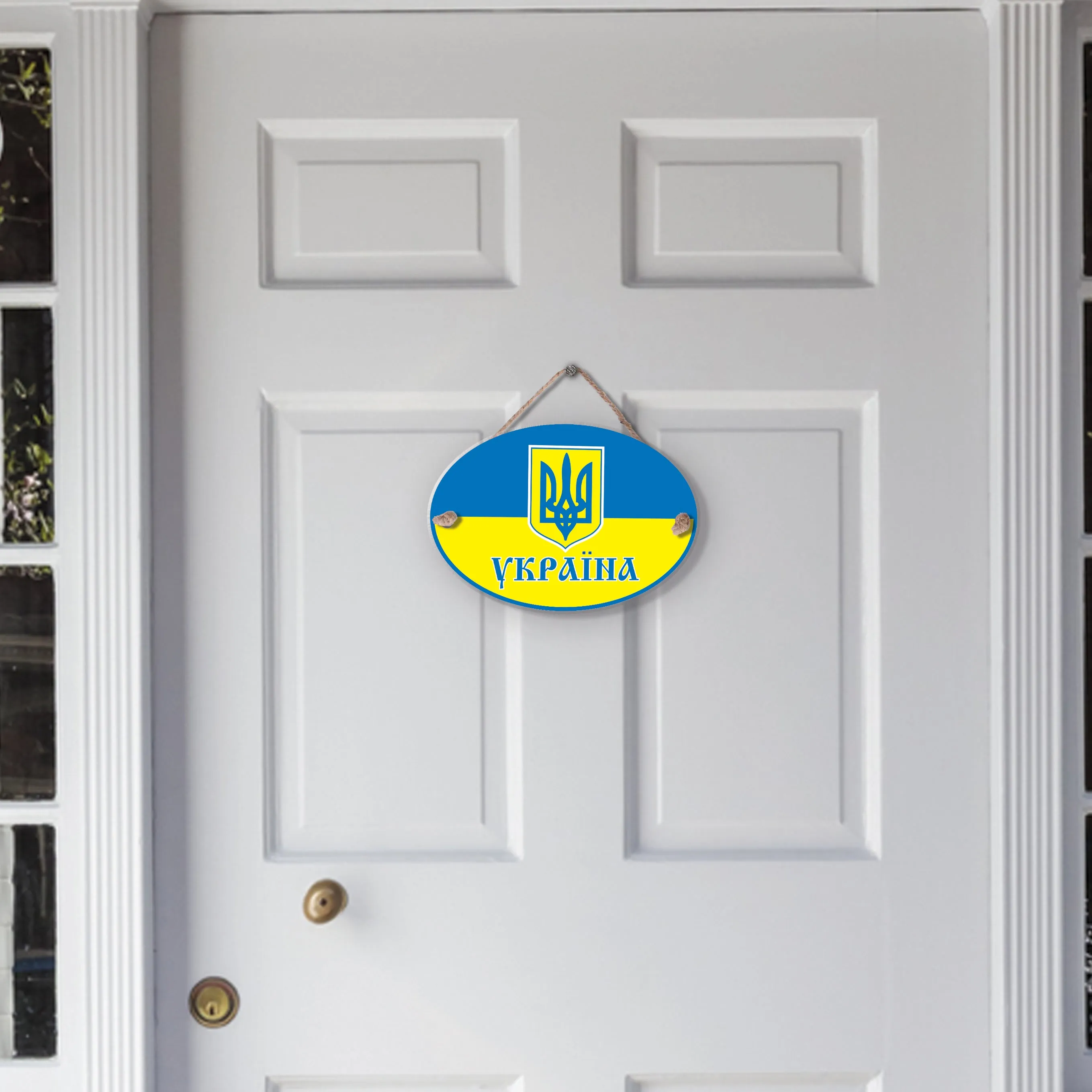 Ukraine Door Sign Wall Plaques Plates for Doors