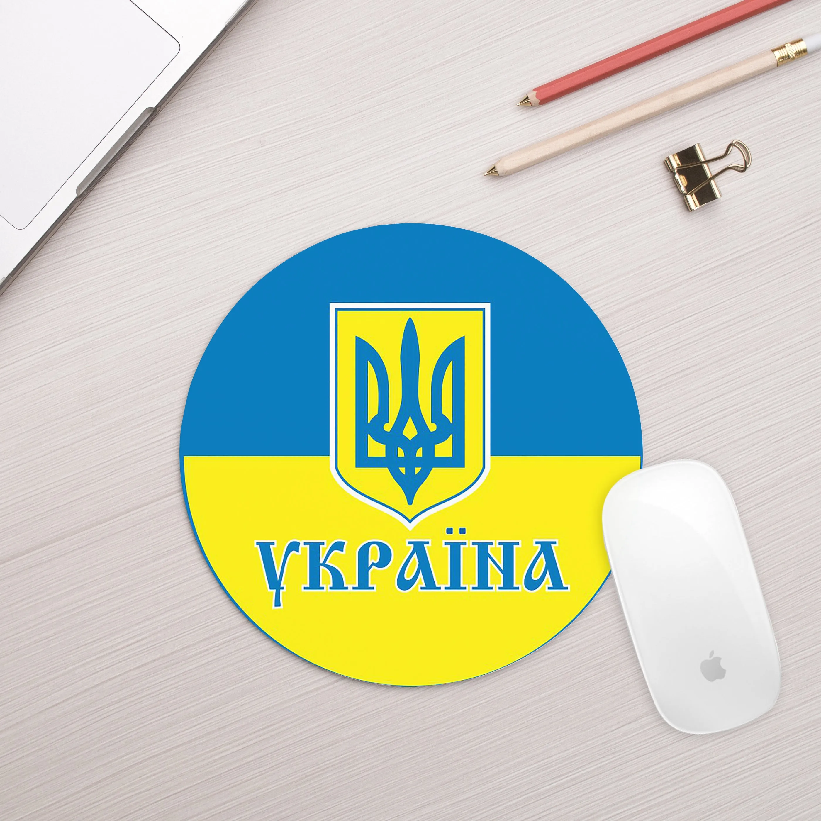 Ukraine Mouse Pad Round
