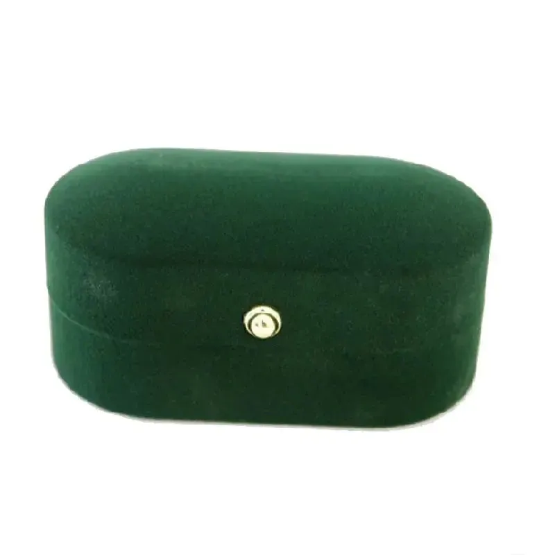 Velvet Ring Box Double Stud  Jewelry Packaging Case Wedding Earrings Storage Holder  Organizer Gift Showcase