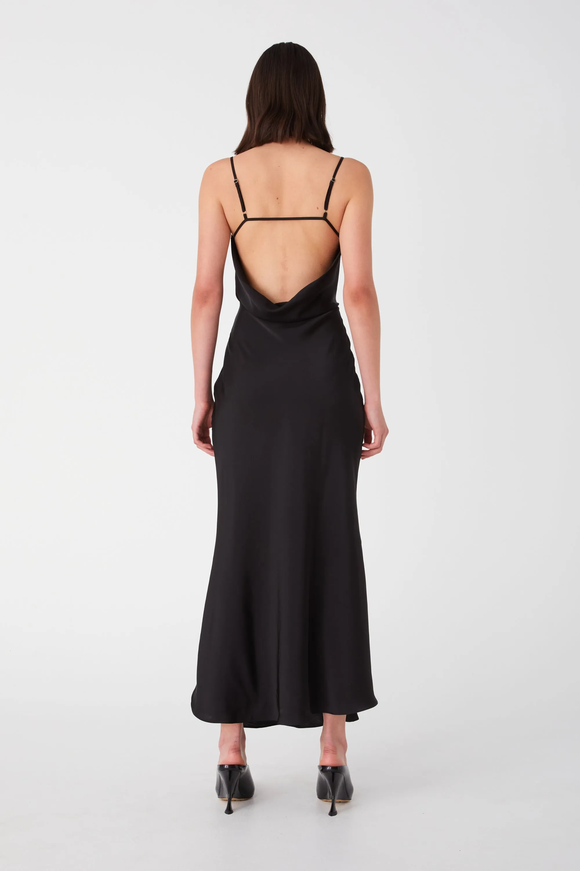 VIDA SATIN MAXI DRESS