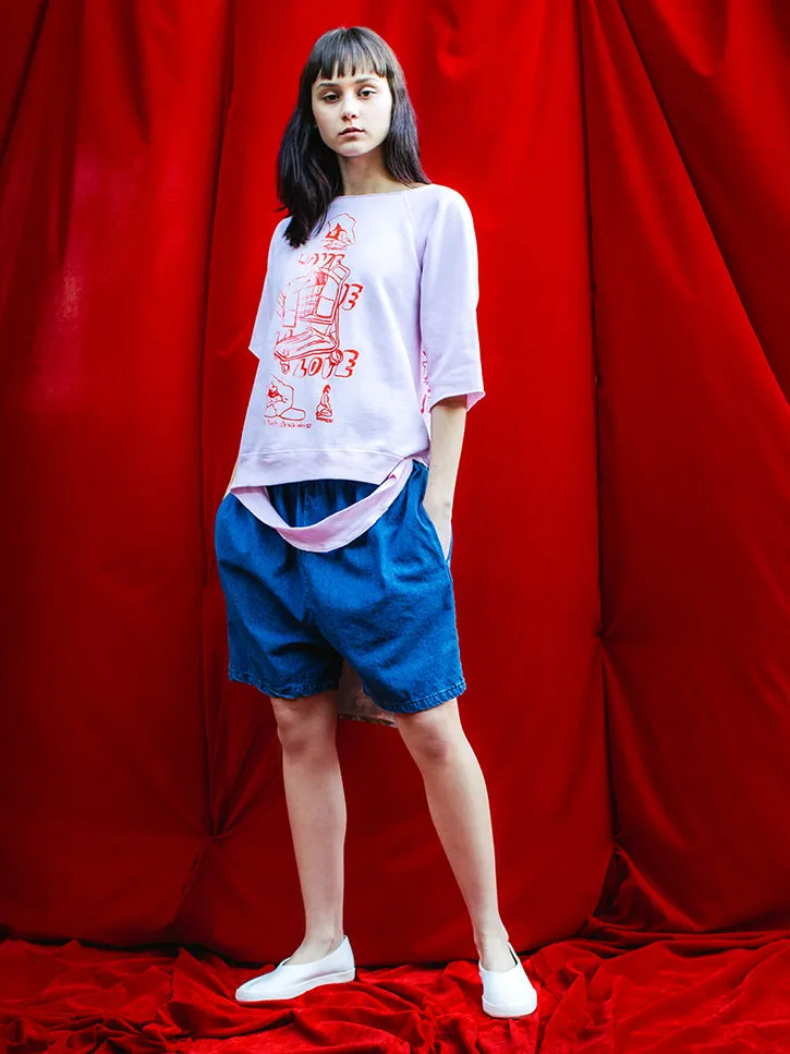 Waggy Tee Sweatshirt, Love Love Love Love