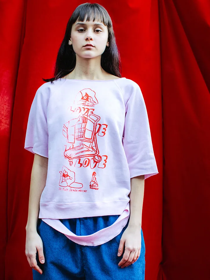 Waggy Tee Sweatshirt, Love Love Love Love